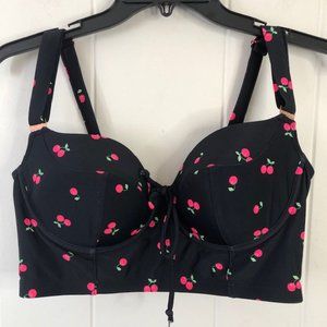 Smart & Sexy Cherrie Print Swim Top